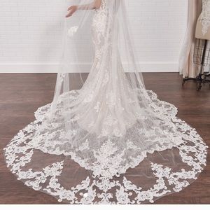 Maggie Sottero Tuscany veil - chapel wedding veil